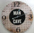 "MAN CAVE" Wall Clock