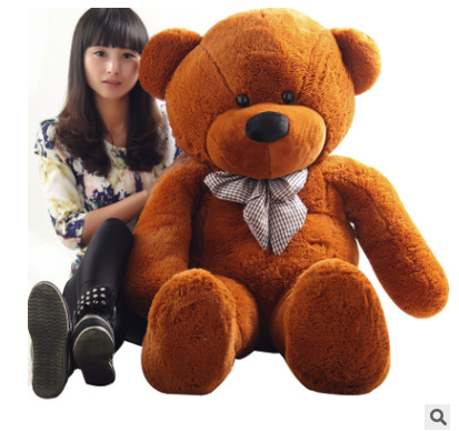 60CM to 200CM cheap giant unstuffed empty teddy bear bearskin coat