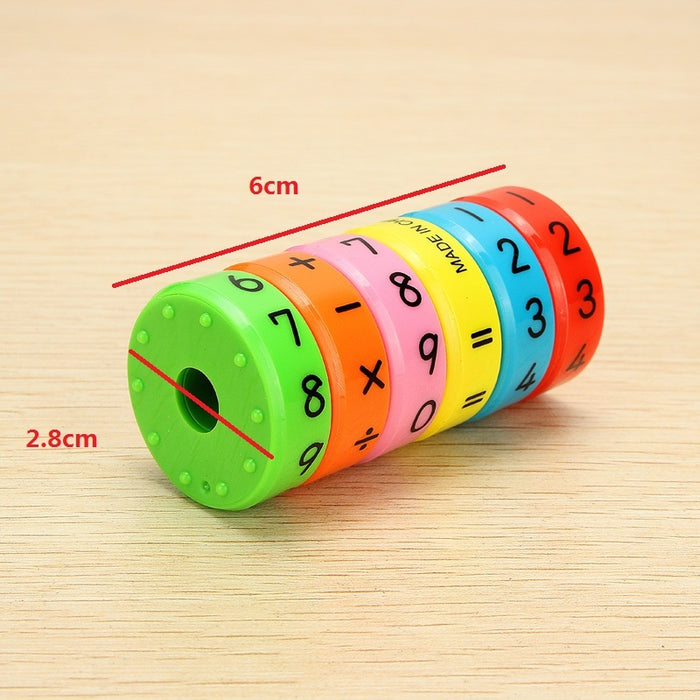 Magnetic Math Cylinder Abacus Study Article Intelligence Enlighten Kids Toy Gift