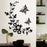 Funny Novelty Butterfly Flower Vine Bathroom Wall Sticker Home Decoration Vinyl Wall Decals