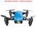 Color: Blue, Style: Without camera - Micro Foldable RC Drone 3D Bearing Steering Wheel Remote Control Quadcopter Toys With Camera WiFi APP Control Helicopter Dron Kids Gift