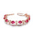 style: Bracelet - Pigeon Blood Ruby Jewelry Set Four Piece Set