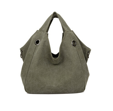 Color: Green - Canvas bags