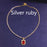 Simple Ruby Clavicle Chain European And American Fashion Jewelry