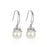 Style: Earring - Sterling silver flower jewelry set