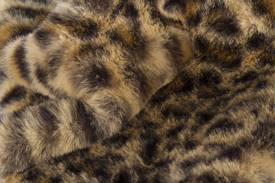 50" X 60" Burke Leopard Fur   Throw