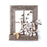22x18 Rustic Weatered Grey Window Frame with Planter