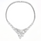 3W1420 - Brass Jewelry Sets Rhodium Women AAA Grade CZ Clear