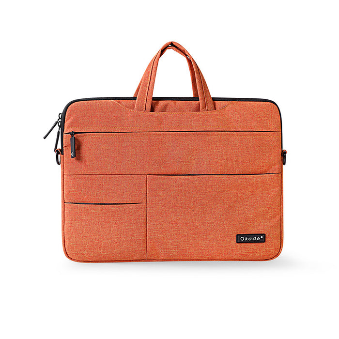 Color: Orange, Size: 13inch - Okade super thin waterproof and shockproof 11/13/15 inchMacbook Pro/Air single shoulder bag