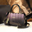 Color: Purple - All-Match Lady Bag Zipper Buckle Mother Bag Single Shoulder Messenger