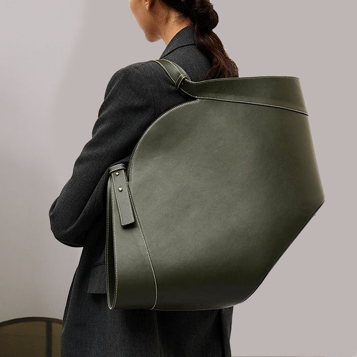 Large-capacity Fan-shaped Bag Student Shoulder Bag All-match Handbag