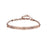 Color: Rose gold - Always my sister forevermy friend bracelet bracelet