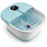Folding Foot Spa Basin with Heat Bubble Roller Massage Temp and Time Set-Green