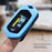 Finger Clip-type Pulse Oximeter With Lanyard Lithium Battery Rechargeable For Testing Finger Blood Oxygen Saturation black