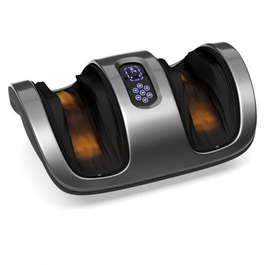 Shiatsu Foot Massager with Kneading and Heat Function -Gray