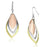 LO2681 - Iron Earrings Rhodium + Gold + Rose Gold Women No Stone No Stone