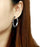 Ladies TK430 - Stainless Steel Earrings Gold+Rhodium Women No Stone No Stone