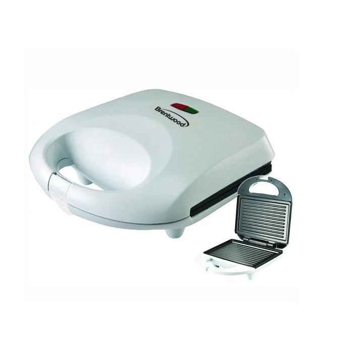 Brentwood Non Stick Panini Press and Sandwich Maker in White